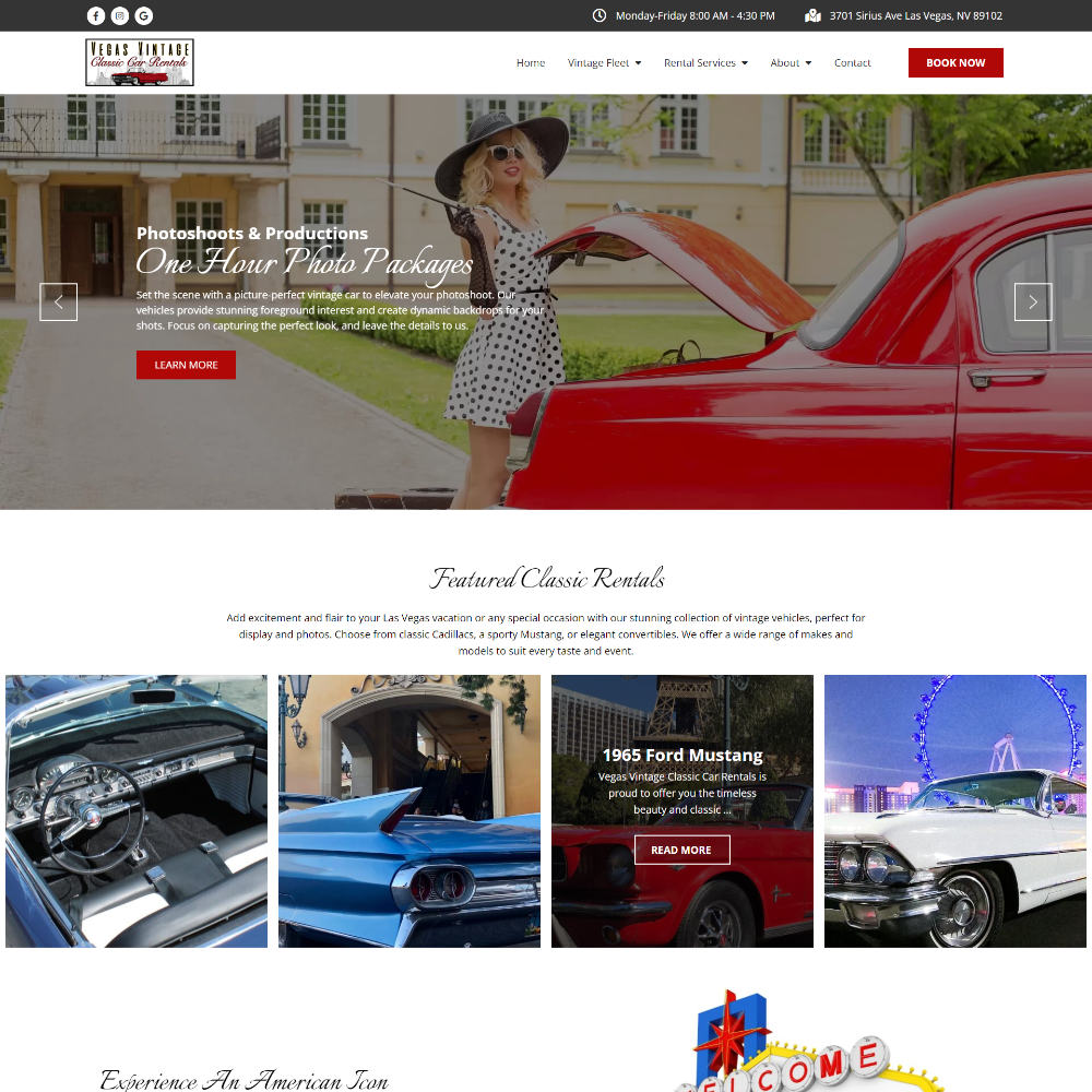 Vegas Vintage Classic Car Rentals